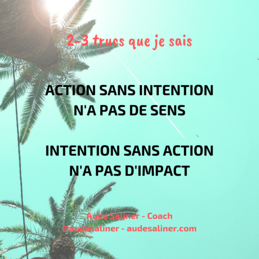 Intention et action